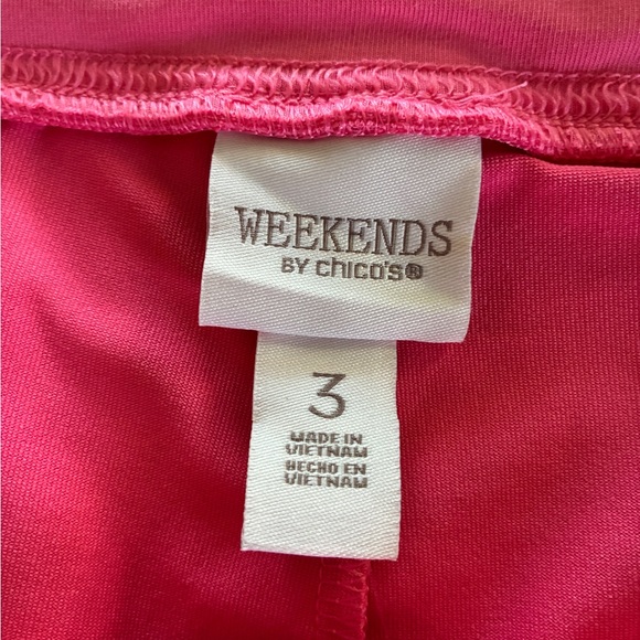 Chico’s Skort Size 3 or XL Pink Built-In Shorts Stretch Pickleball Tennis Golf - Picture 15 of 16